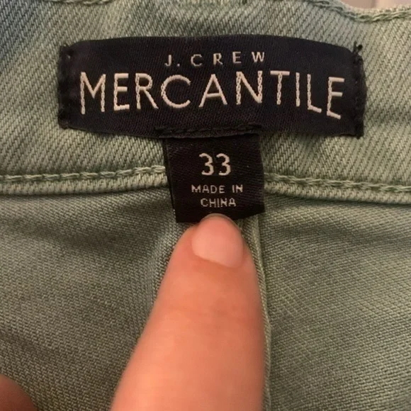 J.Crew 10" Cutoff Garment Dyedd Denim Boy Short - Picture 4 of 8